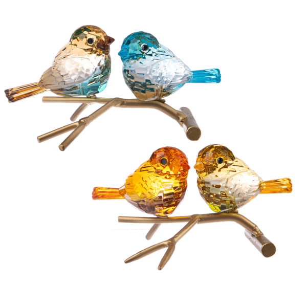 Graceful Birds on Branch