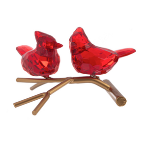 Cardinals on Branch Acrylic Decor