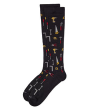 Men's Mr. Fix It 8-15 mmHg Graduated Bamboo Compression Socks; Size 10-13