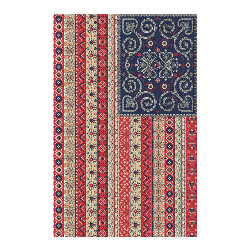 Americana BOHO by JG, Applique House Flags