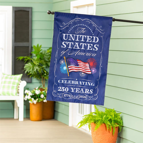 250th Anniversary Celebration Applique House Flag