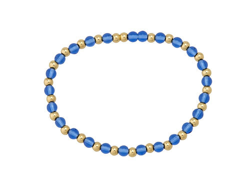 Glass Stone Bracelet Blue