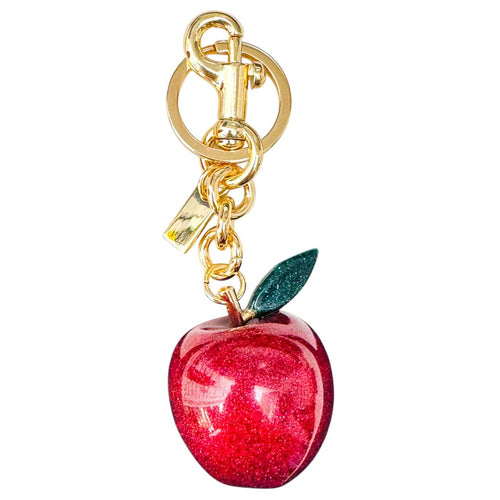Bag Charm - Large Apple