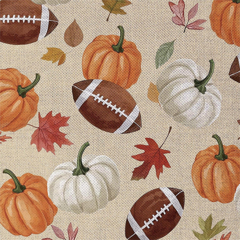 Game Day Welcome Burlap Garden Flag