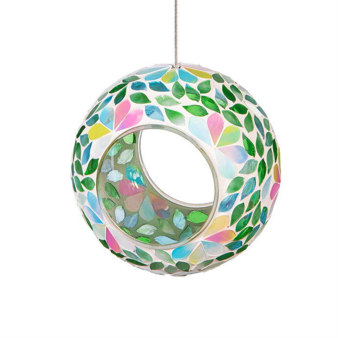 What She Shed Mosaic Circle Birdfeeder