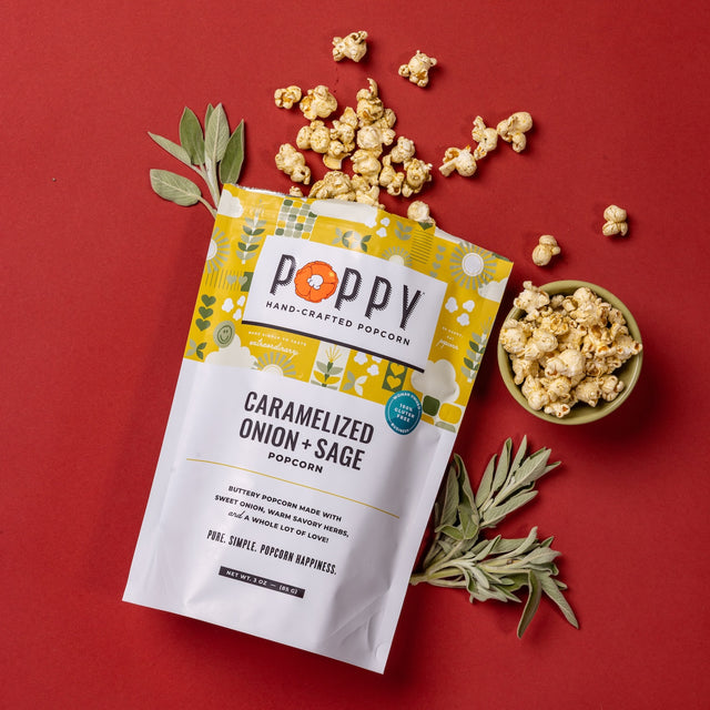 Caramelized Onion and Sage Popcorn