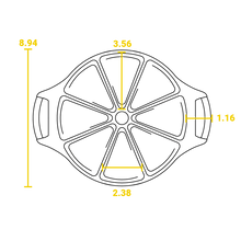 Seasoned Cast Iron Wedge Pan