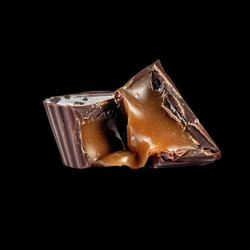 Bourbon Smoked Sea Salt Caramels