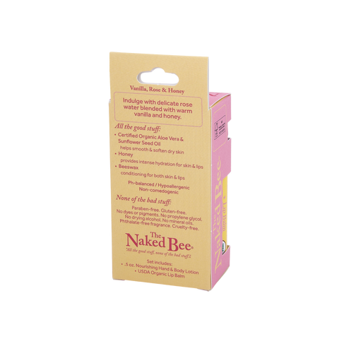 Contemporary Vanilla, Rose & Honey Pocket Pack