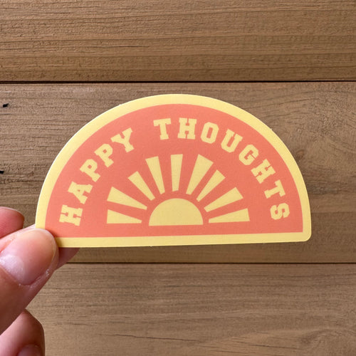 Happy Thoughts Sticker