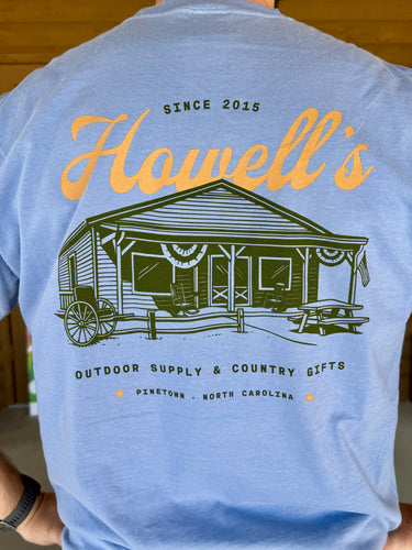 Howell's Mercantile Pocket Tee Washed Denim
