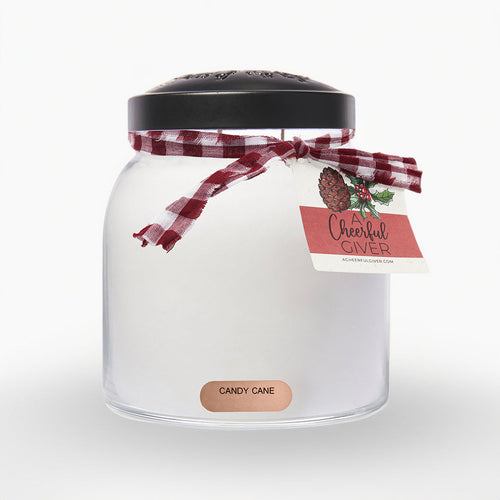 Candy Cane - 34 oz, Double Wick, Papa Jar