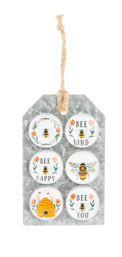 Colorful Bee Magnet (6 pc. set)