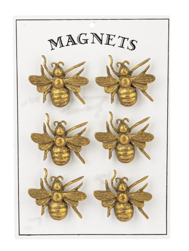 Gold Bee Magnet (6 pc. set)