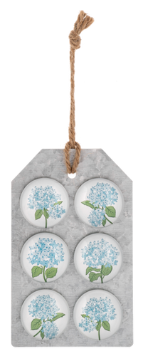 Blue Hydrangea Magnet (6 pc. set)