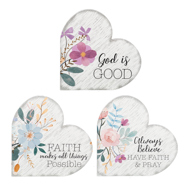 Floral Faith, God, Believe Heart