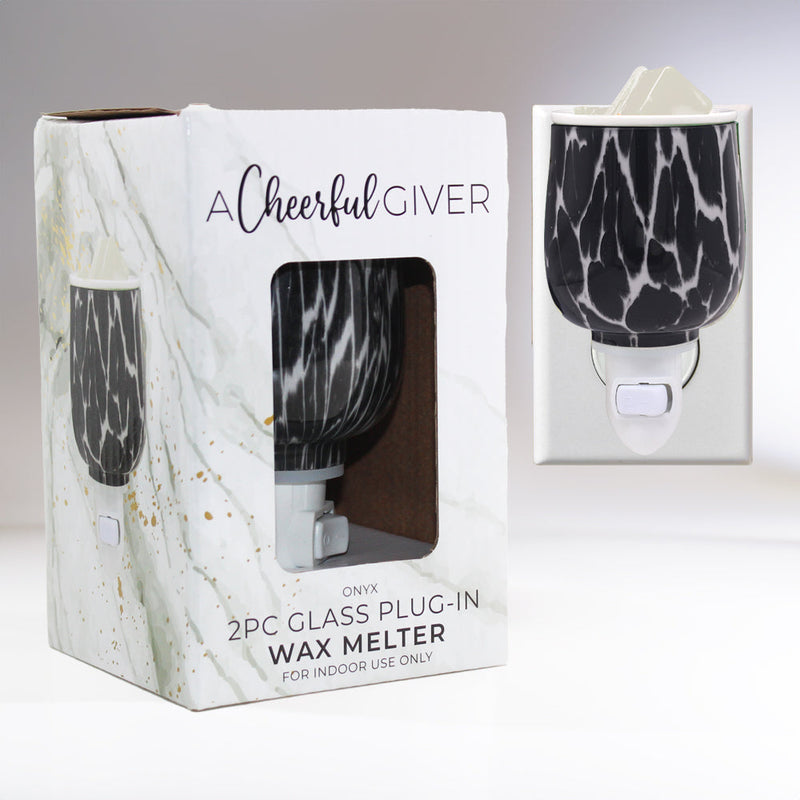 Onyx - Glass Plug-In Wax Warmer