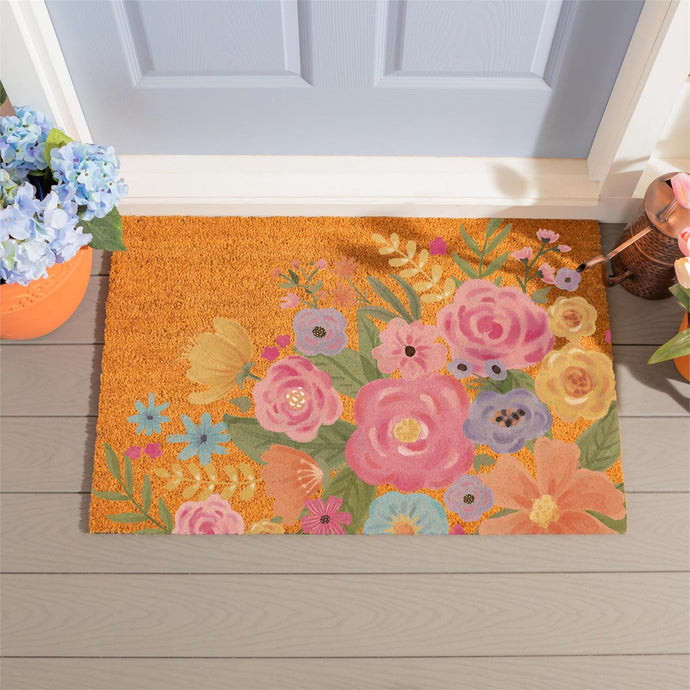 Bunny Blooms Spring Blossom, Coir Mat