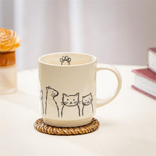 Pet Central Cat Coffee Cup Ceramic Artisanal, 14oz, Gift Box