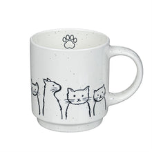 Pet Central Cat Coffee Cup Ceramic Artisanal, 14oz, Gift Box