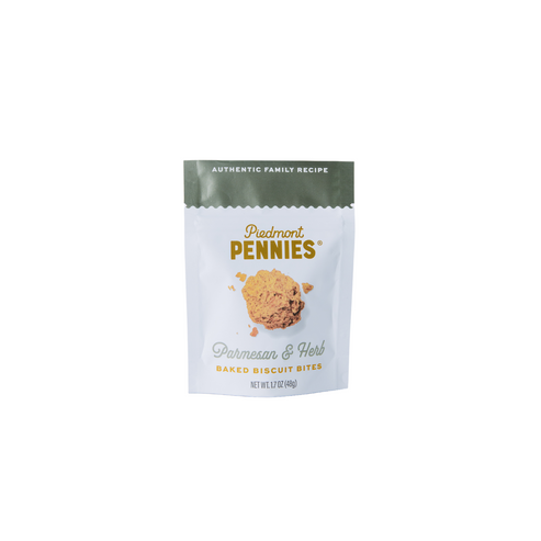 Piedmont Pennies Parmesan & Herb 1.7 oz