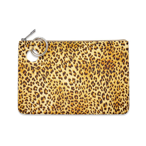 Large Pouch - Cheetah Silicone