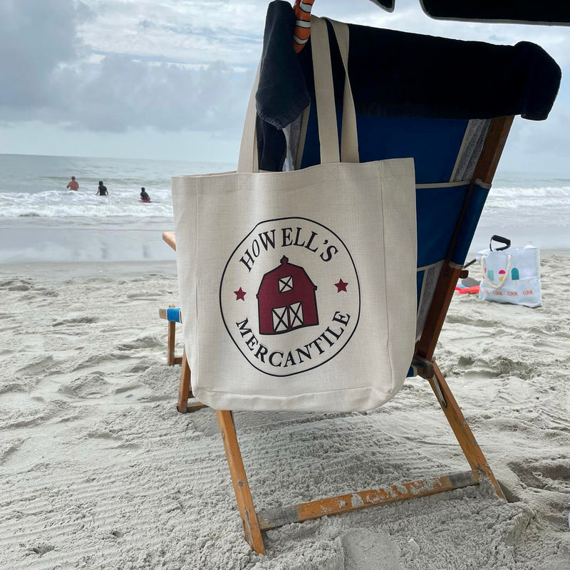 Howell's Mercantile Custom Tote-Ivory
