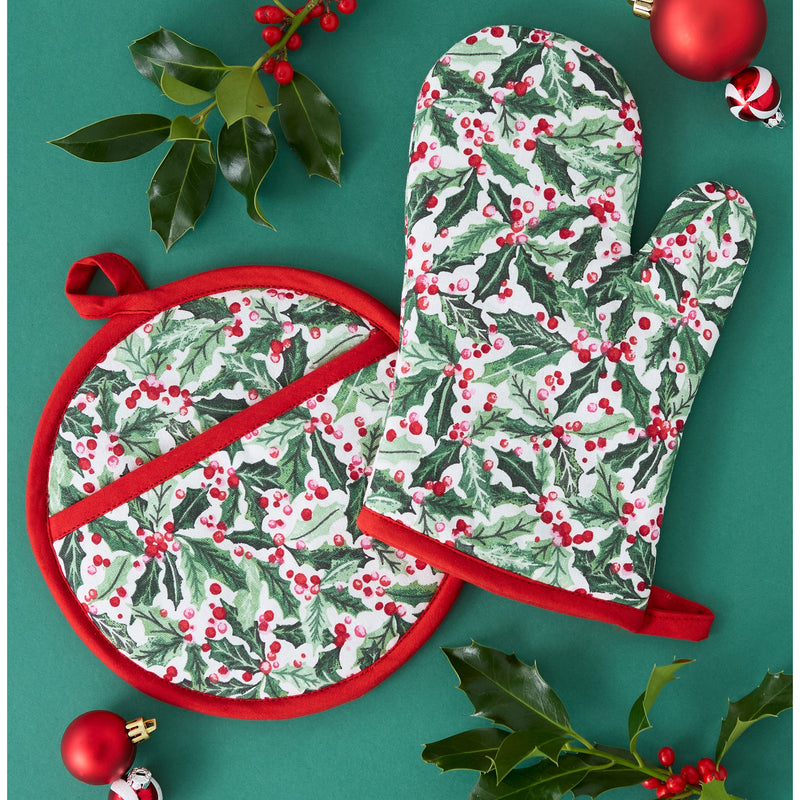 Holly Jolly Printed Potholder