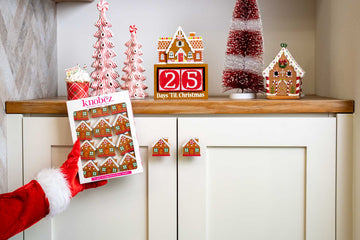 Gingerbread House Knobēz 12 pack