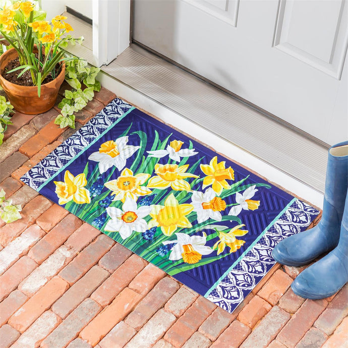 Delft Daffodil Embossed Mat