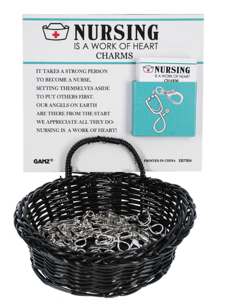 Nursing is a Work of Heart Charm