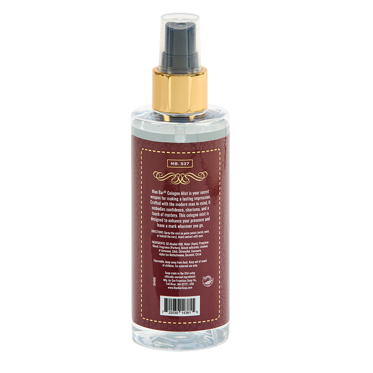 MAN BAR Cologne Mist Exotic Musk & Sandalwood