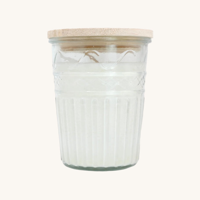 Crisp Cotton Scented Candle 12oz Timeless Jar