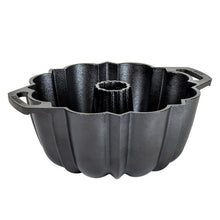 Seasoned Cast Iron Fluted Cake Pan