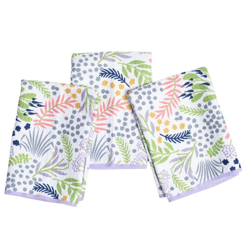 Mighty Mini Towels (Set of 3) - Multi Leaf