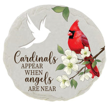 Cut Out Round Cardinal Memorial Garden Stone