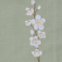 Cherry Blossom Green Floral Napkin