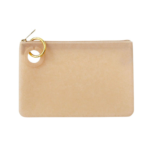 Large Pouch - Gold Rush Confetti Silicone