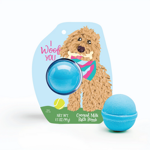 Goldendoodle Clamshell Bath Bomb