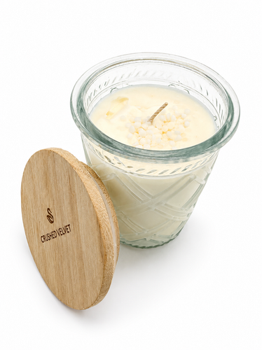 Crushed Velvet Scented Candle 12oz Timeless Jar