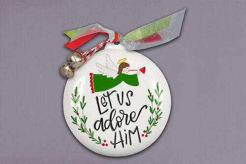 Let Us Adore Him Ornament