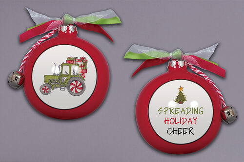 Tractor Spread Ornament