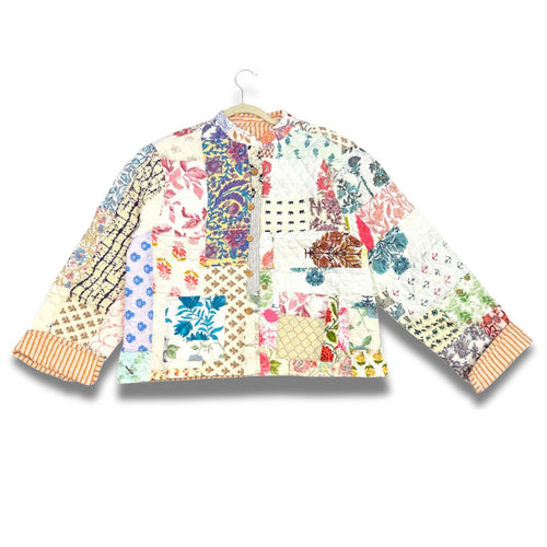 Quilted Jacket - White Patches