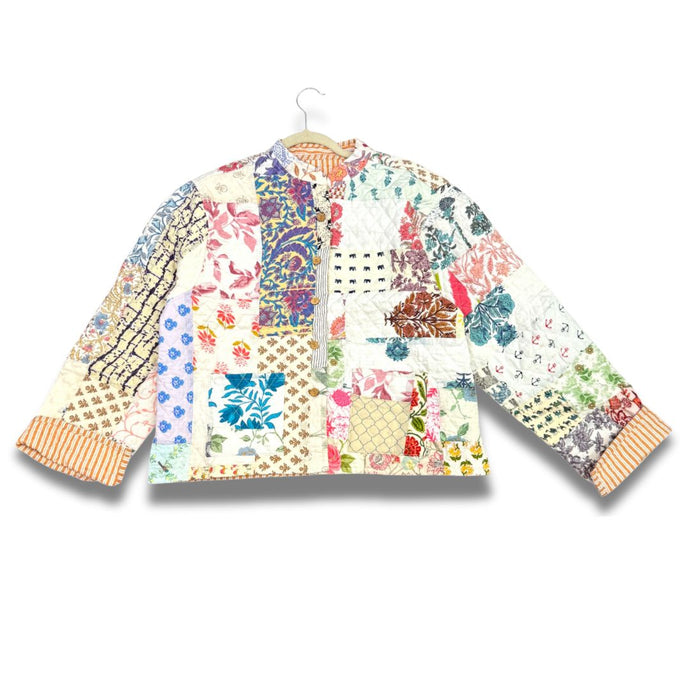 Quilted Jacket - White Patches