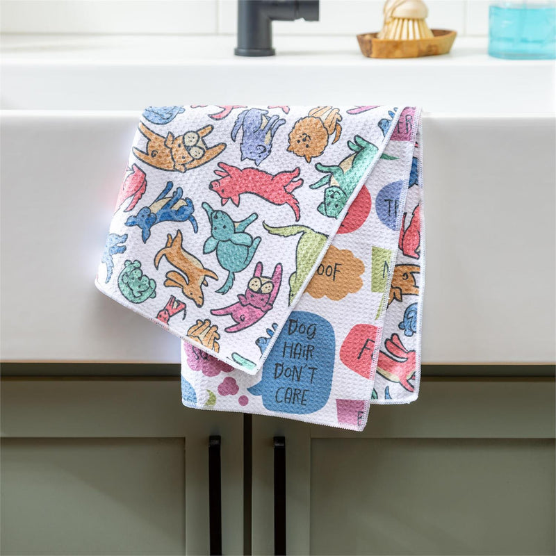 Pet Central Dog Thoughts Kitchen Towel Quick Dry, 30"x18"