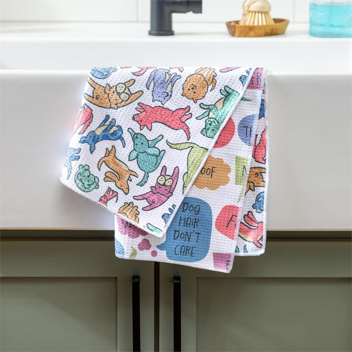 Pet Central Dog Thoughts Kitchen Towel Quick Dry, 30