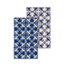 Blue Coastal Kitchen Towel Quick Dry Waffle Weave Double-Sided, Clay Birds