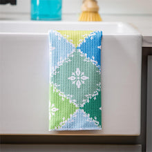 Pollinator Garden Kitchen Towel Quick Dry Waffle Weave Double-Sided, Gardening
