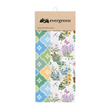 Pollinator Garden Kitchen Towel Quick Dry Waffle Weave Double-Sided, Gardening
