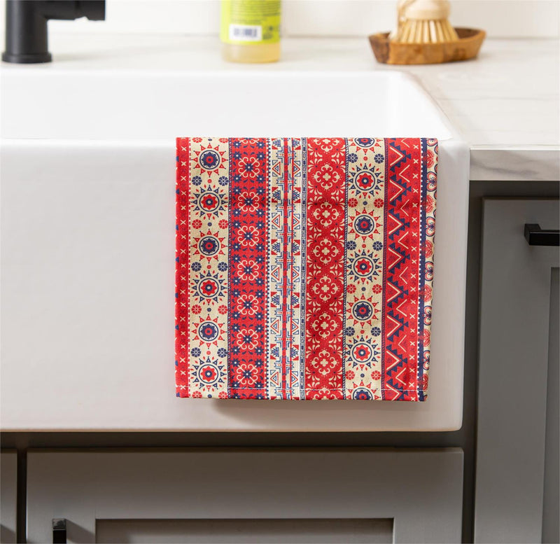 Americana BOHO by JG, Flag Tea Towel